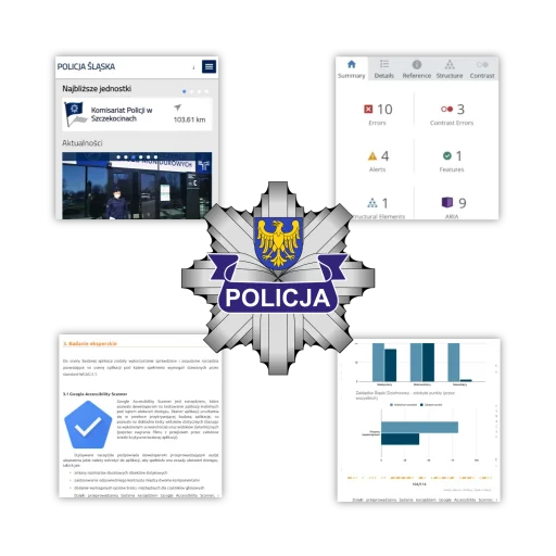 Audyt dostępności cyfrowej aplikacji mobilnej Śląska Policja