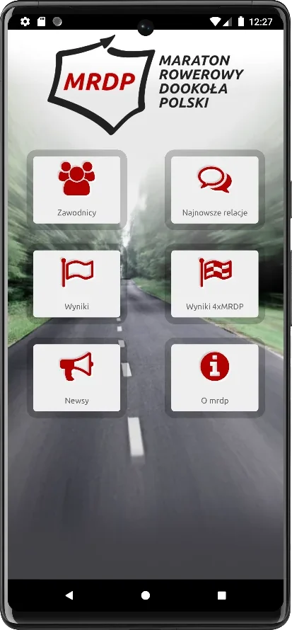 Aplikacja i strona internetowa MRDP - Maraton Rowerowy Dookoła Polski
