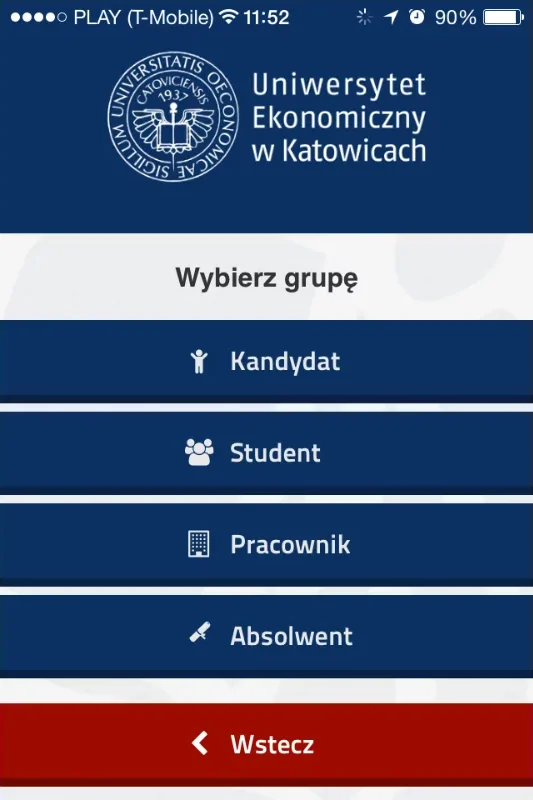 Aplikacja mobilna dla Uniwersytetu Ekonomicznego w Katowicach